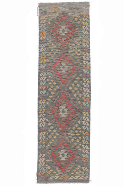  84X294 Small Kilim Afghan Old Style Rug Wool, Carpetvista