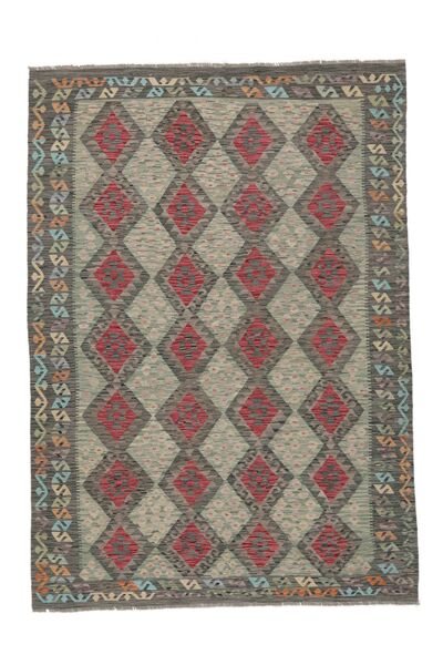 217X302 Kelim Afghan Old Stil Teppich Orientalischer (Wolle, Afghanistan) Carpetvista
