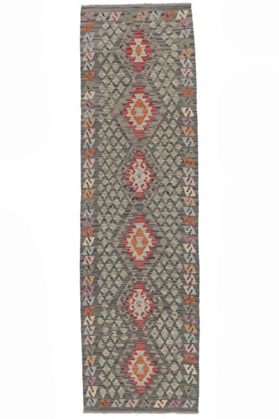  85X296 Small Kilim Afghan Old Style Rug Wool, Carpetvista