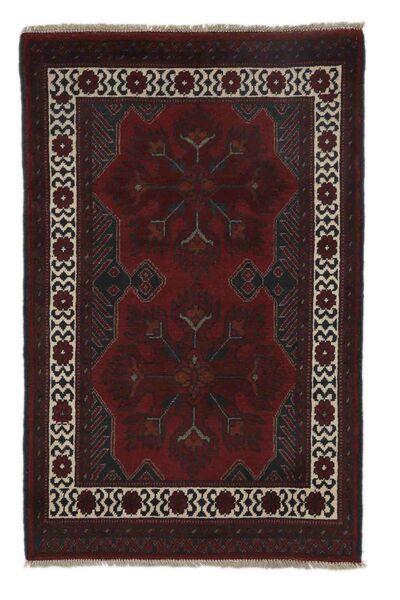 79X123 絨毯 オリエンタル アフガン Khal Mohammadi ブラック (ウール, アフガニスタン) Carpetvista