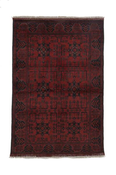 100X147 絨毯 アフガン Khal Mohammadi オリエンタル ブラック (ウール, アフガニスタン) Carpetvista