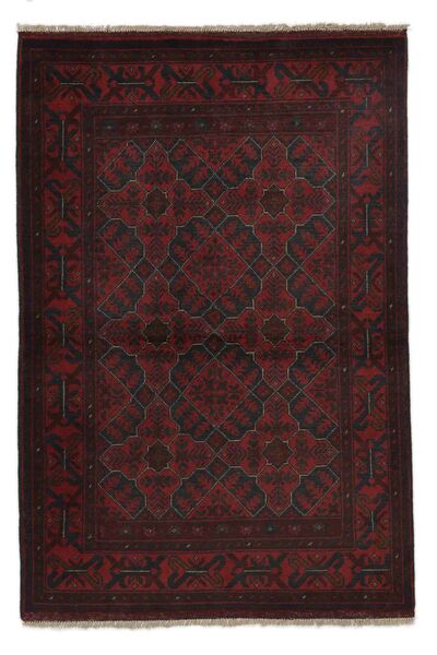 100X149 Afghan Khal Mohammadi Teppich Orientalischer Schwarz (Wolle, Afghanistan) Carpetvista