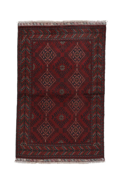 98X151 絨毯 オリエンタル アフガン Khal Mohammadi ブラック (ウール, アフガニスタン) Carpetvista