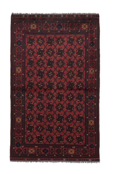 104X161 Alfombra Afghan Khal Mohammadi Oriental Negro/Rojo Oscuro (Lana, Afganistán) Carpetvista