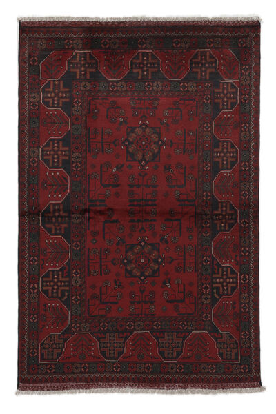102X151 Afghan Khal Mohammadi Matta Orientalisk Svart/Mörkröd (Ull, Afghanistan) Carpetvista