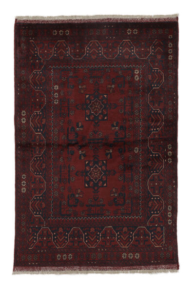 104X155 Afghan Khal Mohammadi Teppich Orientalischer Schwarz (Wolle, Afghanistan) Carpetvista