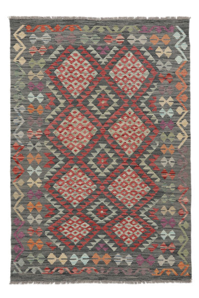  123X176 Pequeno Kilim Afegão Old Style Tapete Lã, Carpetvista