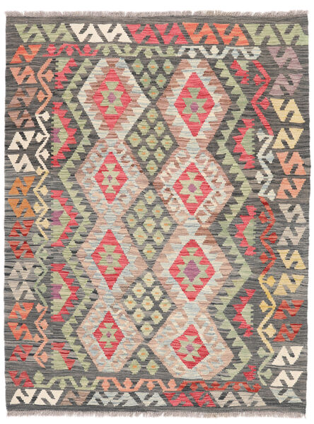  Kelim Afghan Old Style Matot 134X172 Ruskea/Punainen 