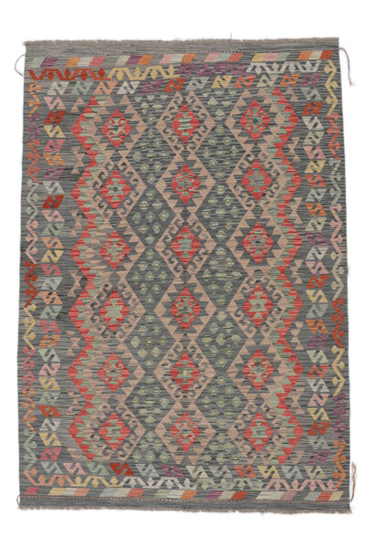  174X247 Kelim Afghan Old Style Teppe Ull, Carpetvista