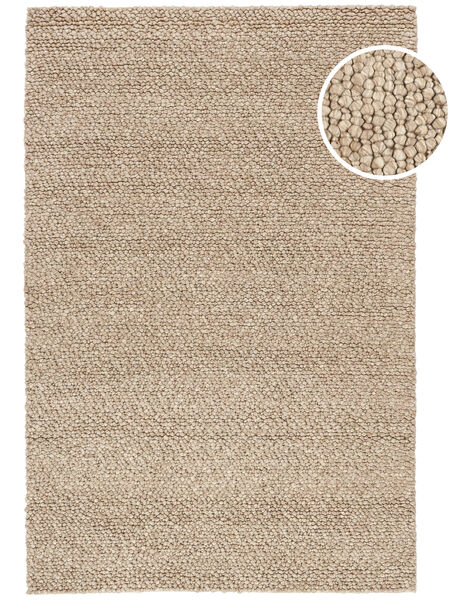  Wool Rug 250X350 Bubbles Beige Large