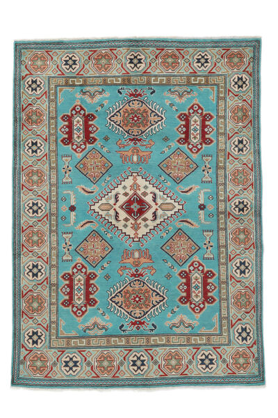  Kazak Fine Rug 145X204 Wool Brown/Green Small Carpetvista