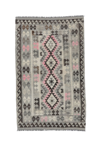  Kilim Afghan Old Style Tapis 131X208 De Laine Jaune Foncé/Noir Petit Carpetvista