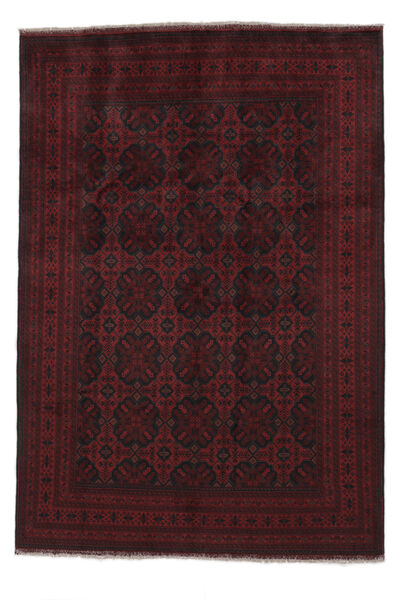 204X294 絨毯 オリエンタル アフガン Khal Mohammadi ブラック (ウール, アフガニスタン) Carpetvista