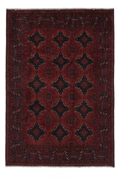 203X294 絨毯 オリエンタル アフガン Khal Mohammadi ブラック (ウール, アフガニスタン) Carpetvista