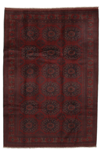 203X293 絨毯 オリエンタル アフガン Khal Mohammadi ブラック (ウール, アフガニスタン) Carpetvista