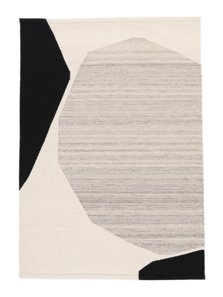  200X300 Rocks Teppich - Naturweiß/Schwarz Wolle, 