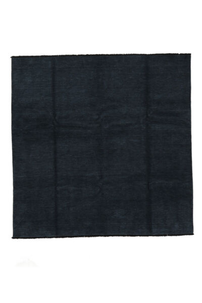  300X300 Handloom Fringes Szőnyeg Szögletes Fekete India
 Carpetvista