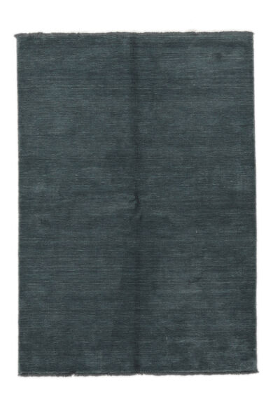  160X230 Handloom Fringes Rug Wool, Carpetvista