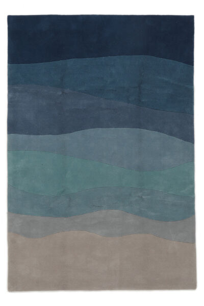  Feeling Handtufted Rug 200X300 Black/Dark Blue Carpetvista