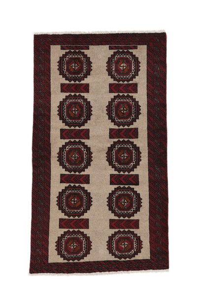  Persialainen Beluch Matot 105X182 Musta/Ruskea Carpetvista