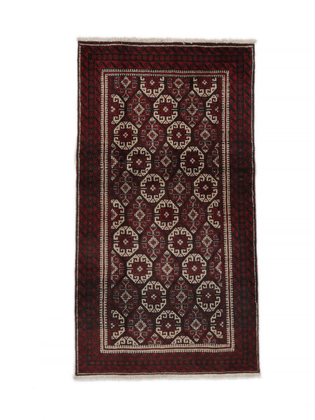  Persialainen Beluch Matot 95X175 Musta/Ruskea Carpetvista