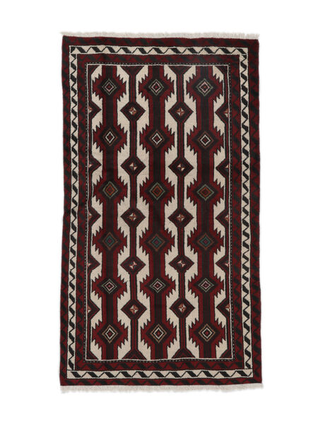  Persischer Belutsch Teppich 100X175 Schwarz/Braun Carpetvista