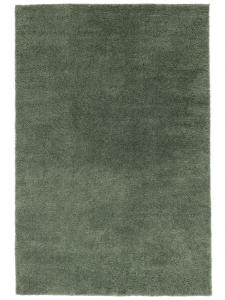  140X200 単色 キッズカーペット シャギー ラグ 小 Comfy 絨毯 - グリーン