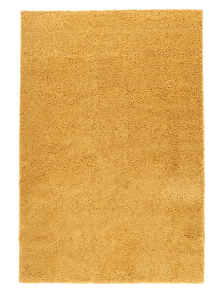  160X230 Plain (Single Colored) Kids Rug Shaggy Comfy - Yellow