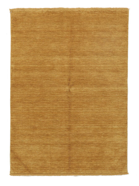  140X200 Small Handloom Fringes Rug Wool, Carpetvista