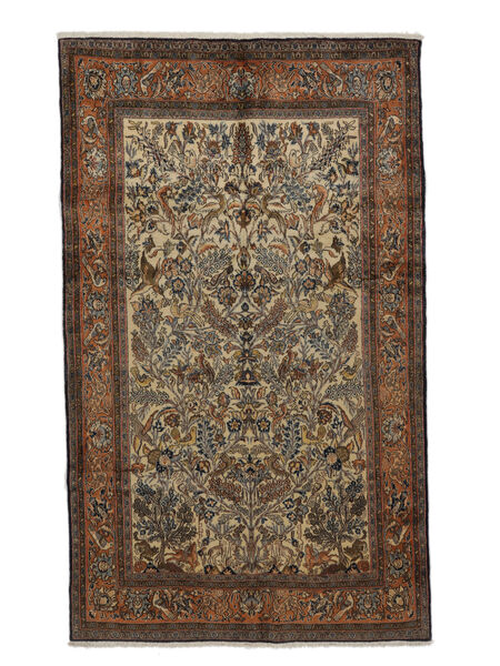  Orientalsk Shahreza Teppe 151X253 Brun/Svart Ull, Persia/Iran Carpetvista