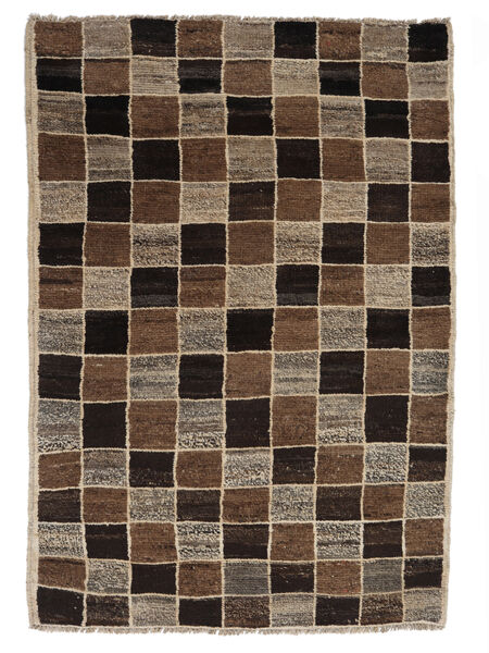125X176 Moroccan Berber - Afghanistan Rug Modern Black/Brown (Wool, Afghanistan) Carpetvista