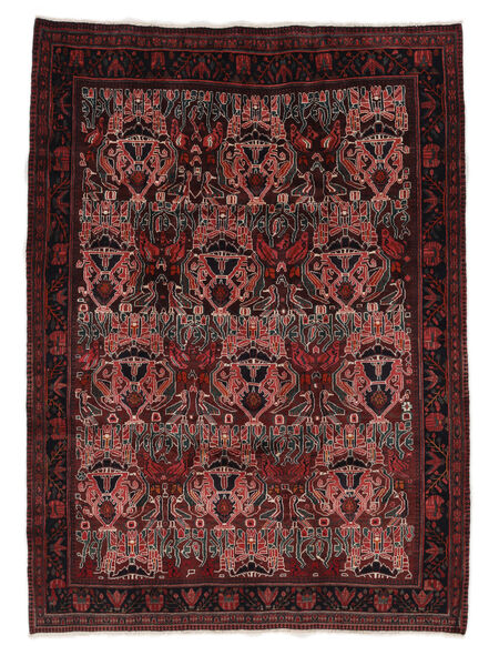  Afshar Rug 201X275 Persian Wool Black/Dark Red Carpetvista
