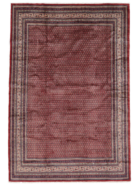  Orientalischer Sarough Mir Teppich 236X314 Dunkelrot/Schwarz Wolle, Persien/Iran Carpetvista
