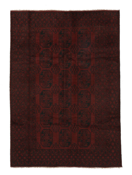  200X286 Medallion Afghan Fine Rug Wool, Carpetvista