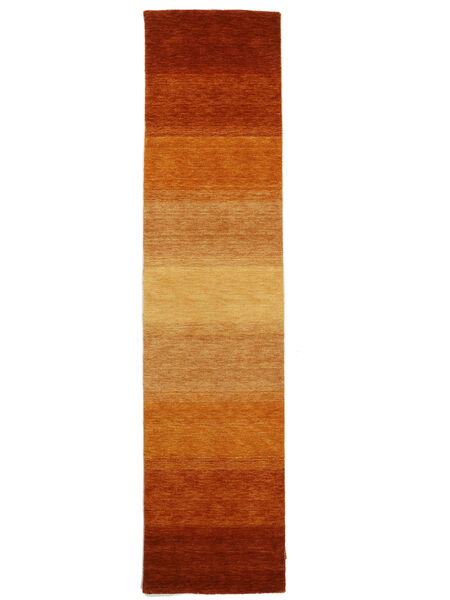  Gyapjúszőnyeg 80X340 Gabbeh Rainbow Rozsdavörös Kicsi