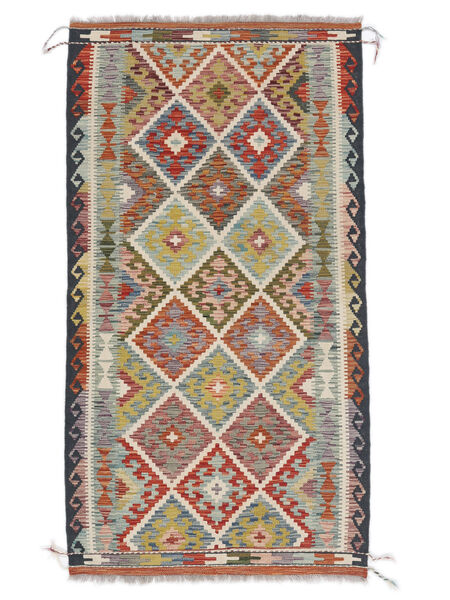  104X194 Klein Kelim Afghan Old Stil Teppich Wolle, Carpetvista