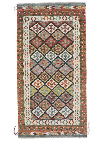  100X195 Mali Ćilim Afghan Old Style Tepih Vuna, Carpetvista