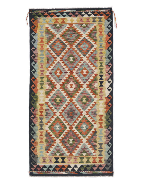  102X206 Klein Kelim Afghan Old Stil Teppich Wolle, Carpetvista