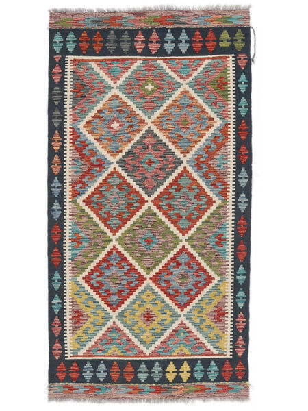 97X191 絨毯 キリム アフガン オールド スタイル オリエンタル (ウール, アフガニスタン) Carpetvista