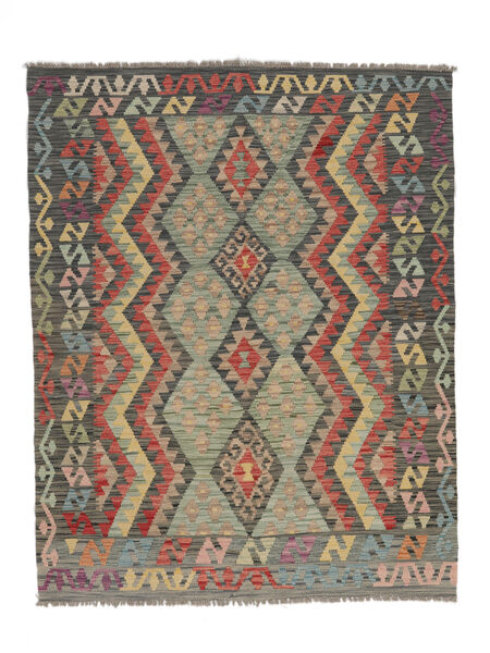 153X189 Kelim Afghan Old Style Matot Matto Itämainen Ruskea/Musta (Villa, Afganistan) Carpetvista