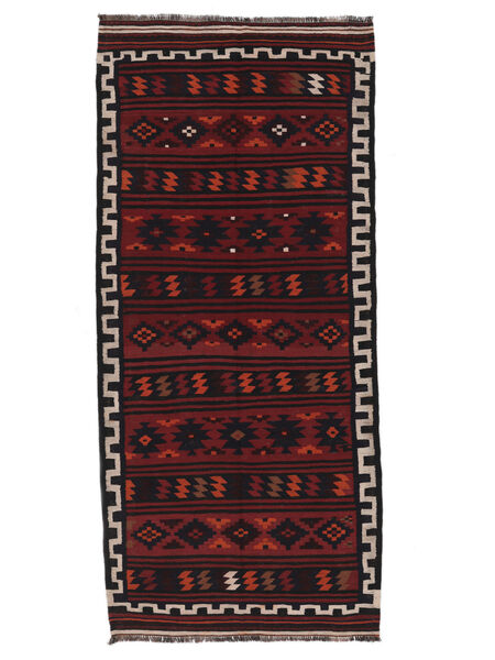  Afghan Vintage Kilim Rug 132X293 Vintage Wool Black/Dark Red Small 
