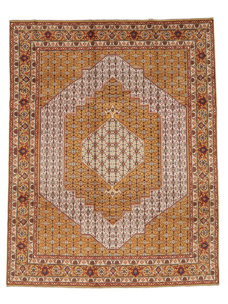  Kazak Fine Tapete 246X316 Lã Castanho/Bege Grande Carpetvista