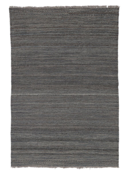  Kilim Modern Rug 102X153 Black/Dark Grey Carpetvista