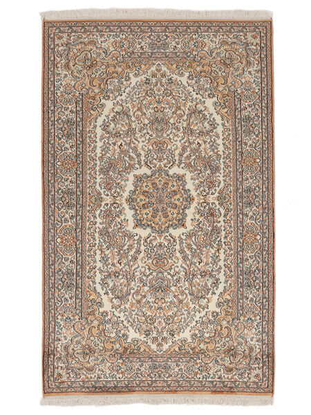 96X154 Kaschmir Reine Seide Teppich Orientalischer Braun/Beige (Seide, Indien) Carpetvista