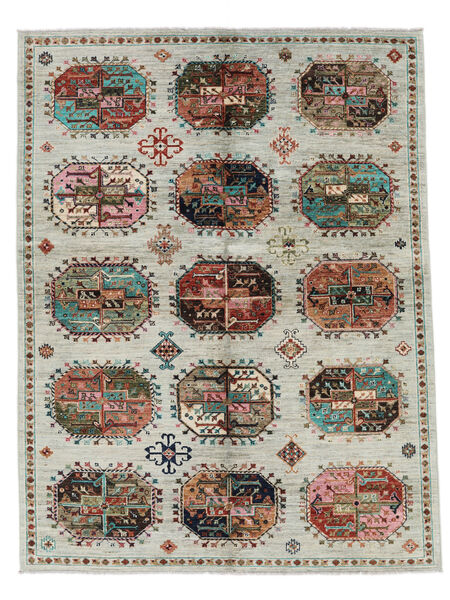  152X200 Shabargan Teppich Grün/Braun Afghanistan Carpetvista