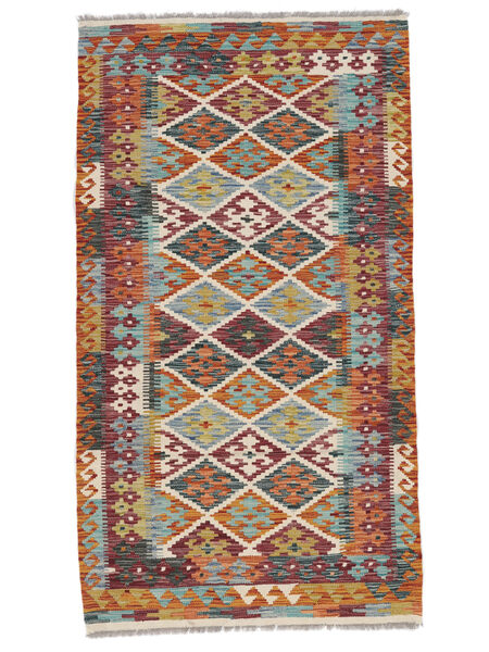 101X186 Dywan Kilim Afgan Old Style Orientalny Ciemnoczerwony/Brunatny (Wełna, Afganistan) Carpetvista