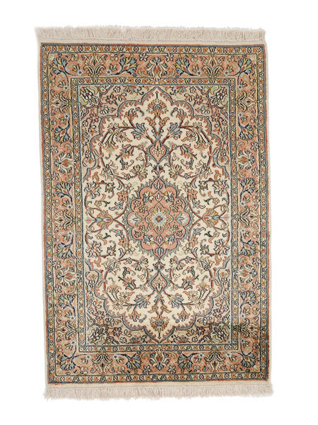 絨毯 カシミール ピュア シルク 66X101 (絹, インド)