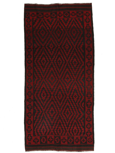 171X353 Tapis Afghan Vintage Kilim D'orient De Couloir Noir/Rouge Foncé (Laine, Afghanistan) Carpetvista