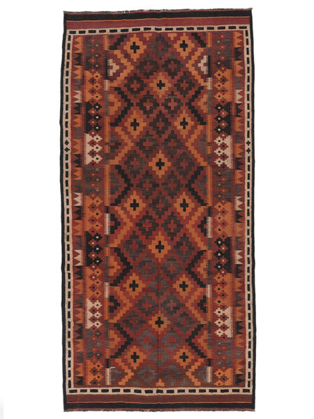  Afgán Vintage Kilim 150X306 Vintage Gyapjúszőnyeg Sötétpiros/Fekete Kicsi Carpetvista