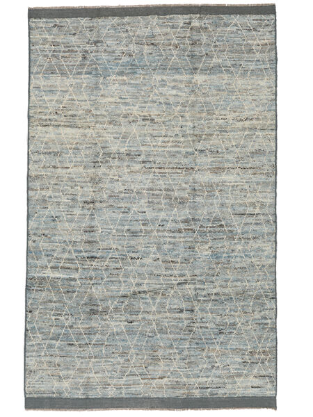 Contemporary Design Rug 183X287 Dark Grey/Grey Wool, Afghanistan Carpetvista